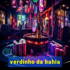 verdinho da bahia